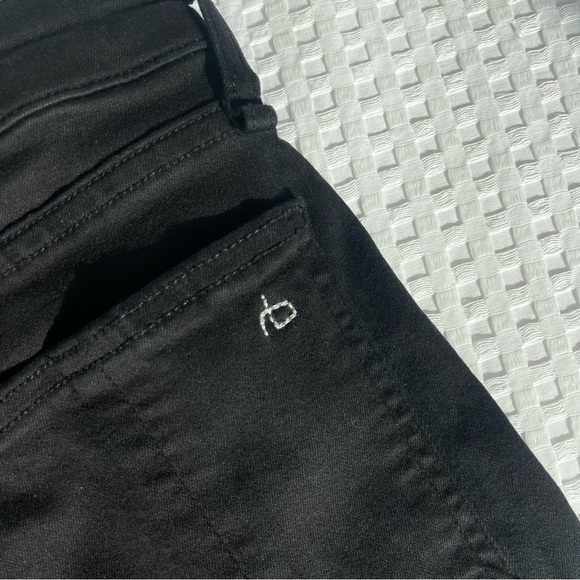 rag & bone Nina High-Rise Skinny Jeans Black - Picture 4 of 6